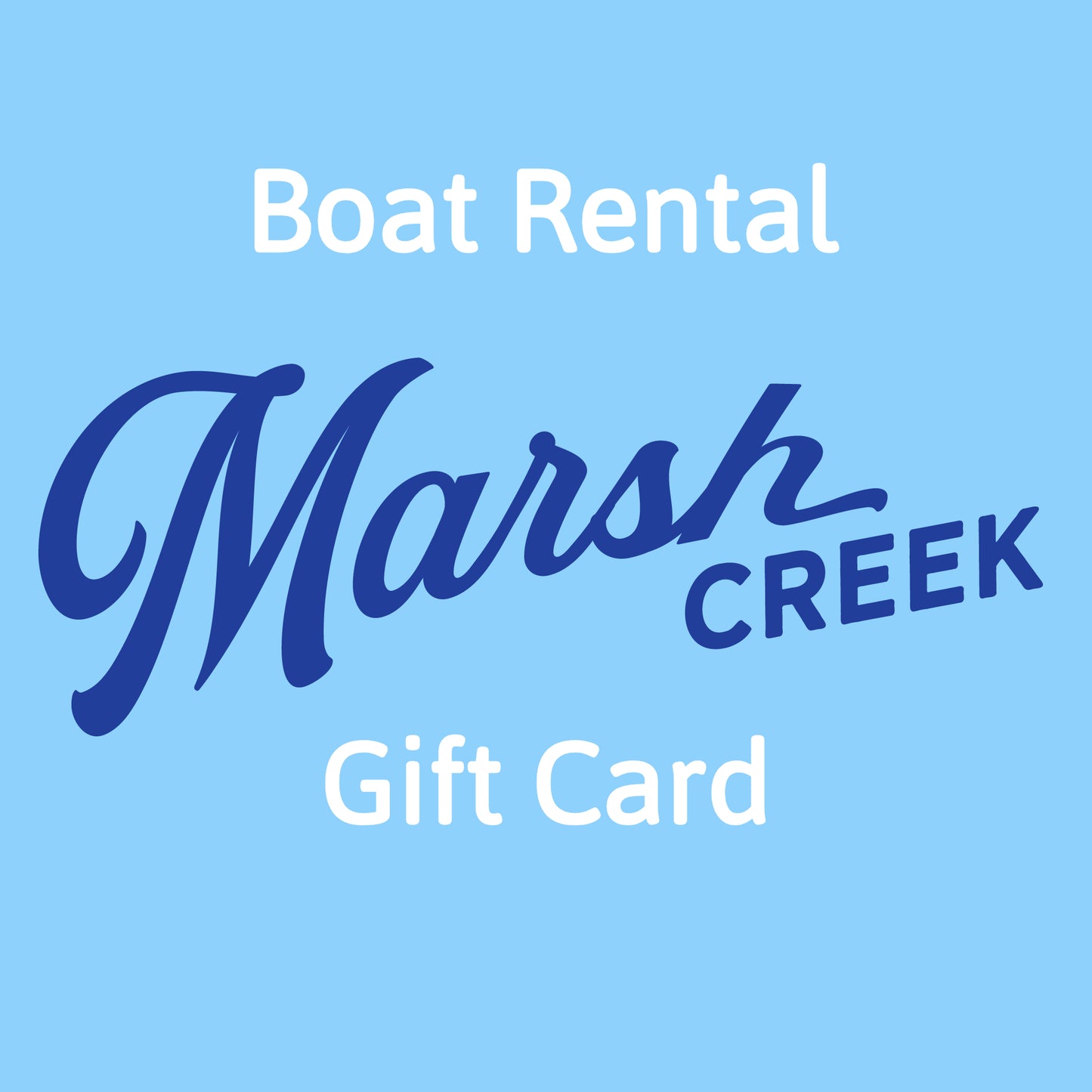 Boat Rental Gift Cards