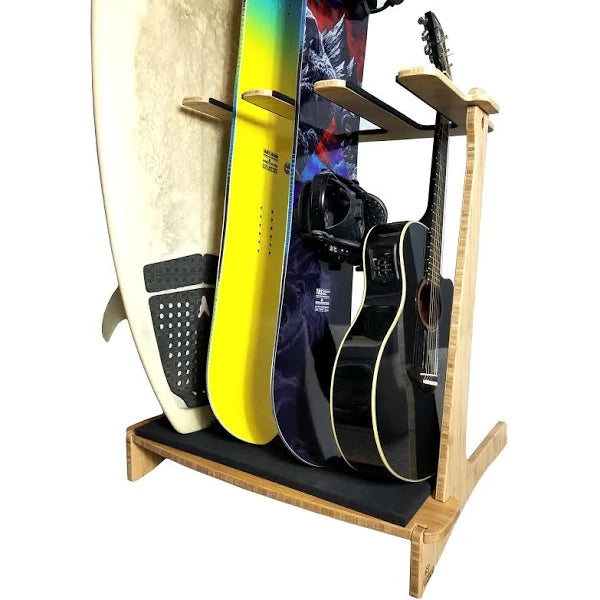 Vertical Board Racks: Vertical Freestanding 4-Board Surf Rack